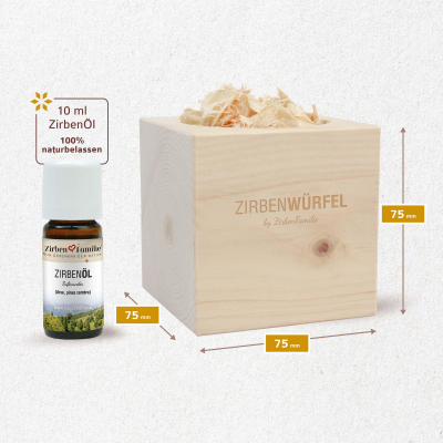 Aktion: ZirbenFamilie-ZirbenWürfel Set