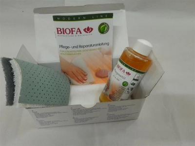 Pflege- und Reparatur-Set für naturgeölte Massivholz-Oberflächen