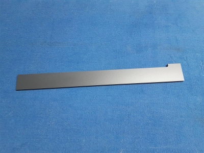 Kompaktplatten-Abschnitte, anthrazit - VE mit 10 St. ca. 500 x 47 x 8 mm (LxBxD)