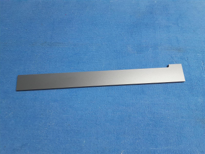 Kompaktplatten-Abschnitte, anthrazit -   VE mit 7 St. ca. 500 x 47 x 8 mm (LxBxD)