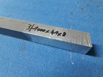 Kompaktplatten-Abschnitte, anthrazit - VE mit 3 St. ca. 1000 x 41 x 8 mm (LxBxD)