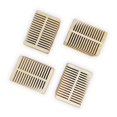 Ersatz - 4er Set Zirben-Lamellen für ZirbenLüfter® Cube II