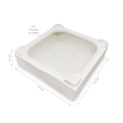 Ersatz - Keramik-Verdunsterbehälter 0,9 L für ZirbenLuftreiniger Cube II mini