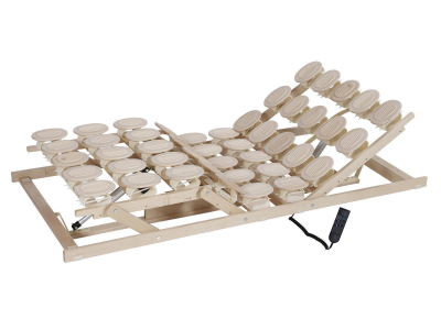 Relax 2000 - 90 x 200cm, Buchen-Tellersystem mit motorischer Sitz- und Fußhochstellung (Ausstellungsstück)