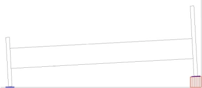 SchrägSchlafen mit Klötze am Kopfende