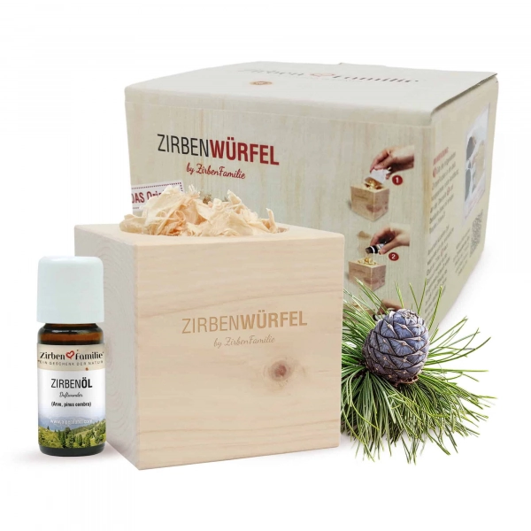 Januar-Aktion: ZirbenFamilie-ZirbenWürfel Set