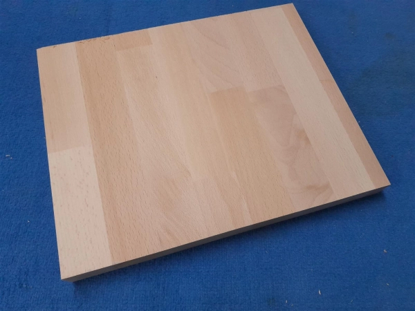 Buche Leimholz - ca. 32 x 30 x 2,6 cm (LxBxD)