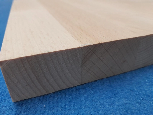 Buche Leimholz - ca. 32 x 30 x 2,6 cm (LxBxD)