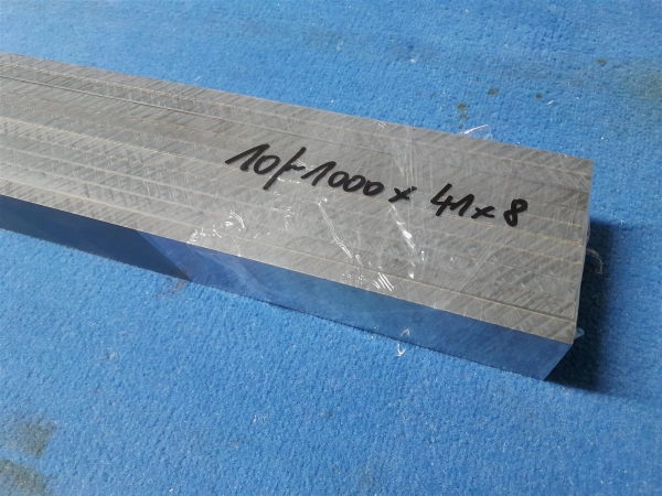 Kompaktplatten-Abschnitte, anthrazit - VE mit 10 St. ca. 1000 x 41 x 8 mm (LxBxD)