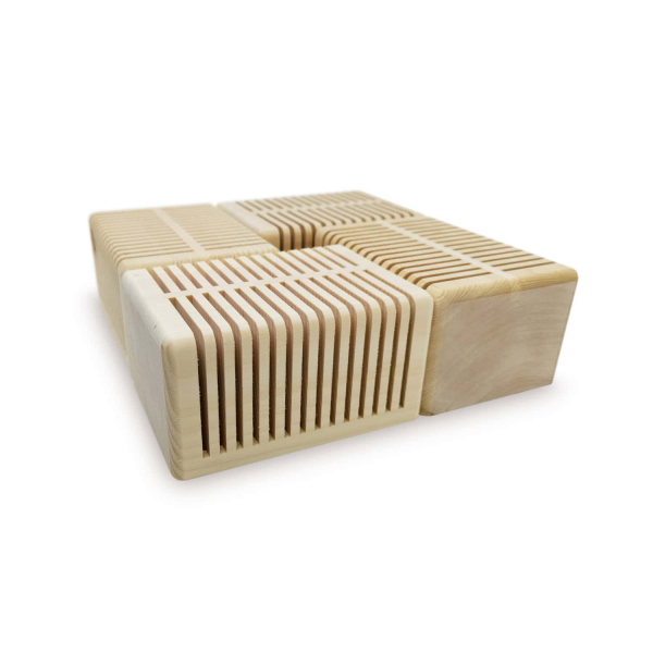 Ersatz - 4er Set Zirben-Lamellen für ZirbenLüfter® Cube II