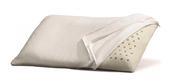 PHYSIOPILLO MED - extrem flaches anatomisches Bauchschläfer-Formkissen mit integrierter Kopfmulde - 40 x 80 cm