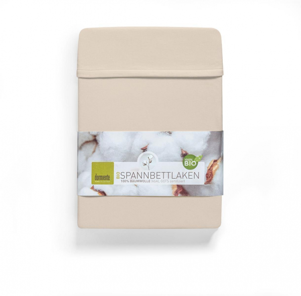 BIO - Spannbettlaken - aus 100% Baumwolle (kbA)