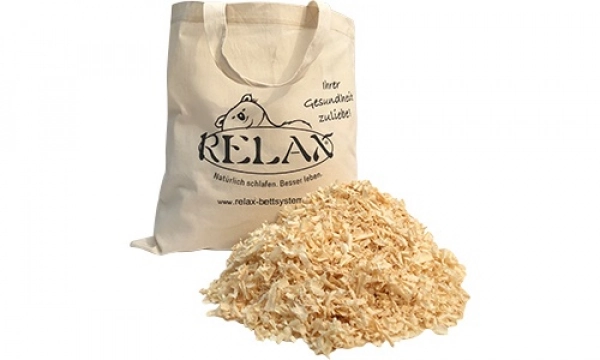 Zirbenflocken in Baumwolltasche