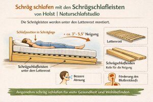Schräg Schlafen - Liegen