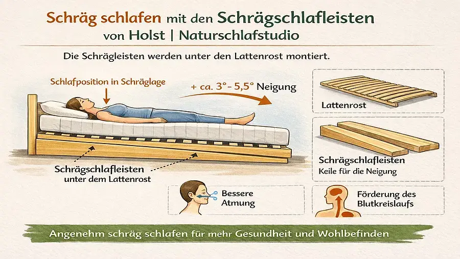 Ist schräg Schlafen bei Reflux besser?