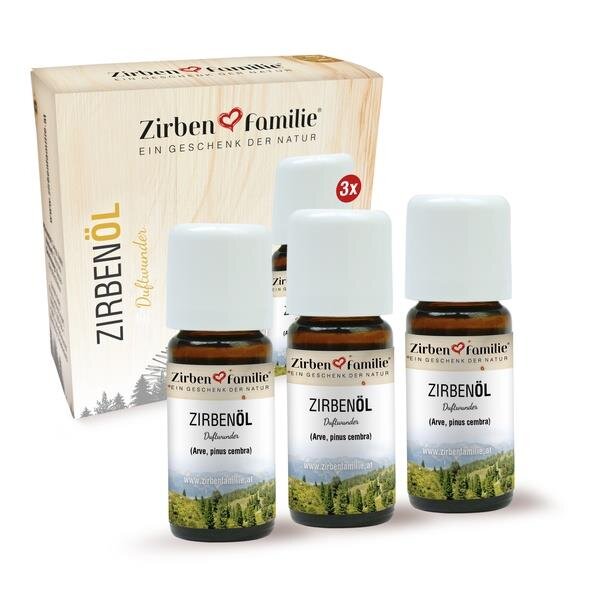 3er-Pack - ZirbenFamilie-ZirbenÖl a´ 10ml = 30ml