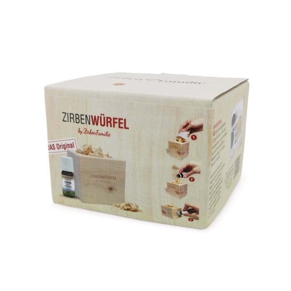 ZirbenFamilie-ZirbenWürfel Set