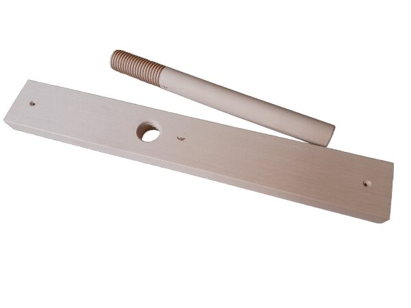 Relax 2000 - Stützfuß 323mm lang mit Holzgewinde und mit Anschraubleiste 500mm