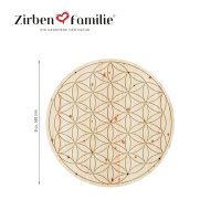 50cm "ZirbenBlume des Lebens"  Wandbild