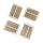Ersatz - 4er Set Zirben-Lamellen für ZirbenLüfter® Cube II